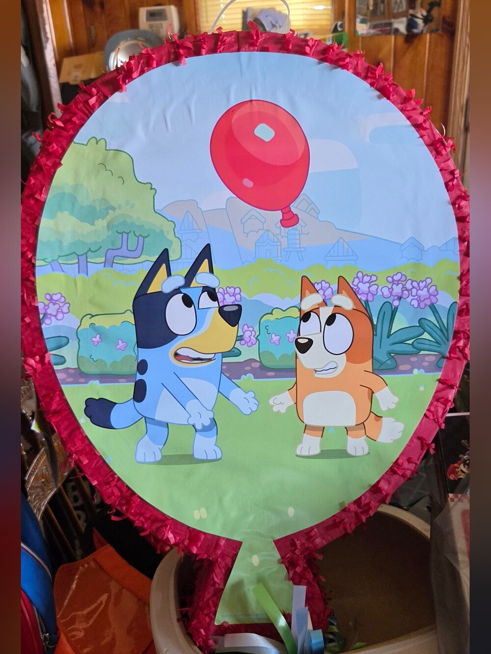 Bluey and Bingo Party Pinata, New With Tags, Approx. 21" Tall